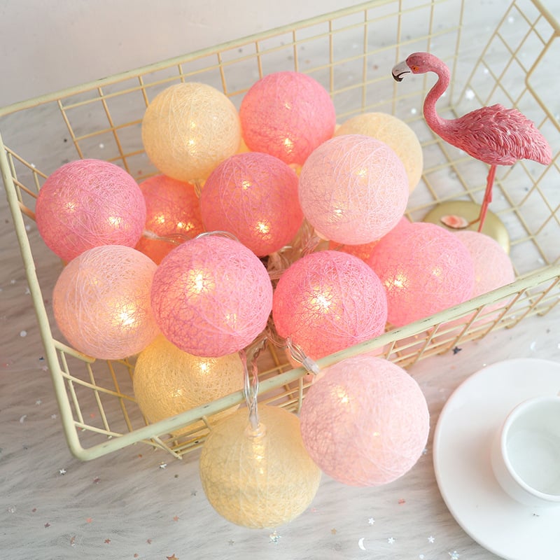 LED Cotton Thread Starry Lanterns